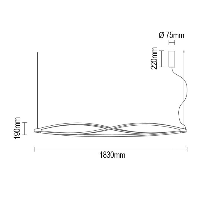 In The Wind Pendant Horizontal