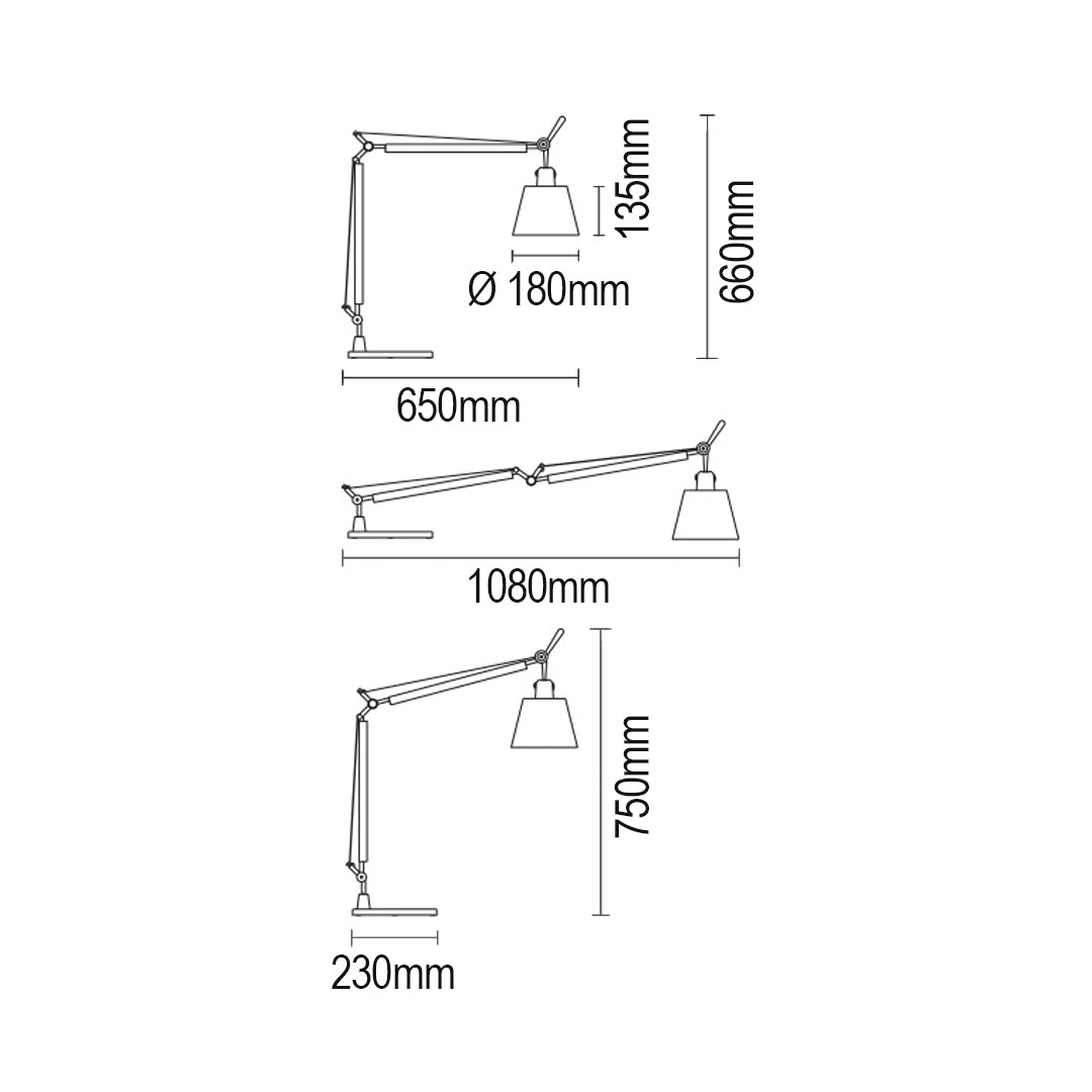 Tolomeo Basculante Table